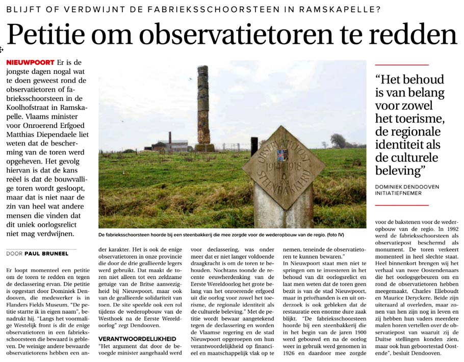 petitie van observatietoren te redden